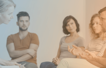 Group therapy session